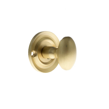 Old English WC Turn and Release Knob - Satin Brass