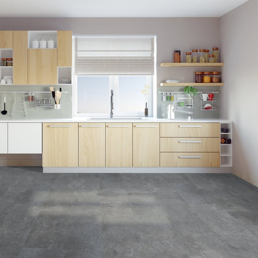 Concrete Grey - Lifestyle Plus 5mm Rigid Core Vinyl Flooring (119814)