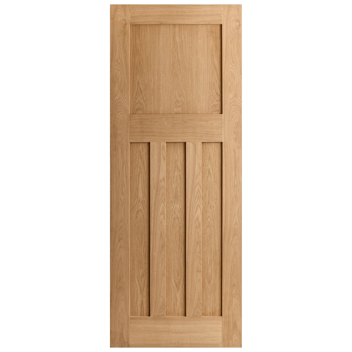 Oak Internal Unfinished 1930's DX 4 Panel Made-to-Measure Door (120457)