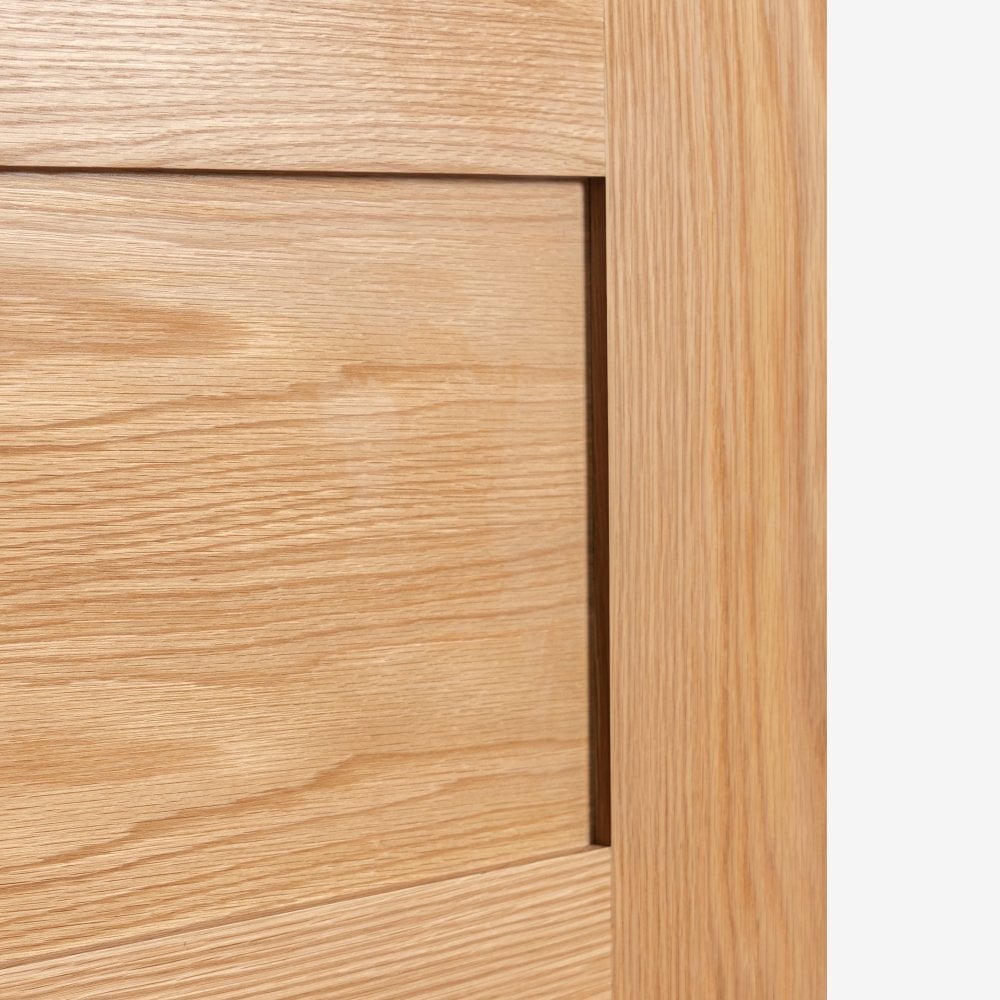 Oak Internal Fully Finished Edison 7 Panel Made-to-Measure Door (120479)