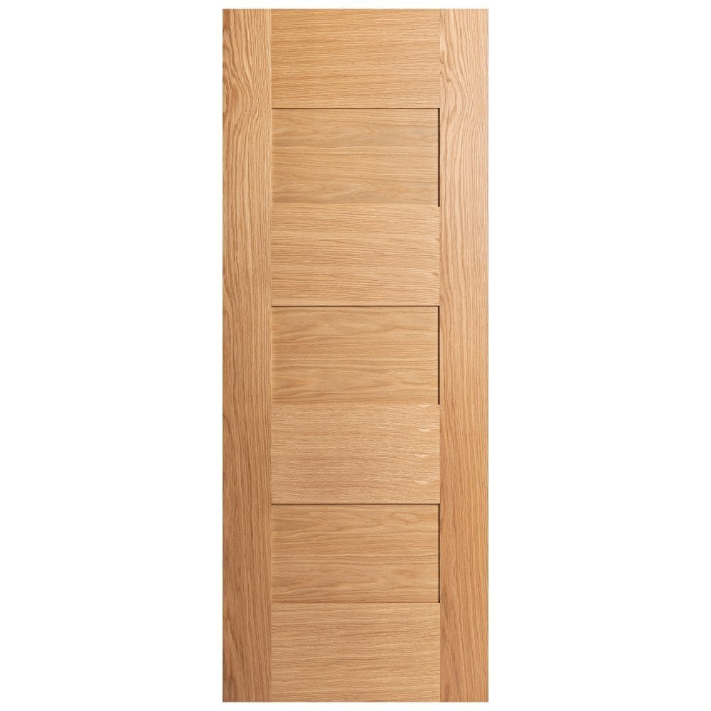 Oak Internal Fully Finished Edison 7 Panel Made-to-Measure Door (120479)