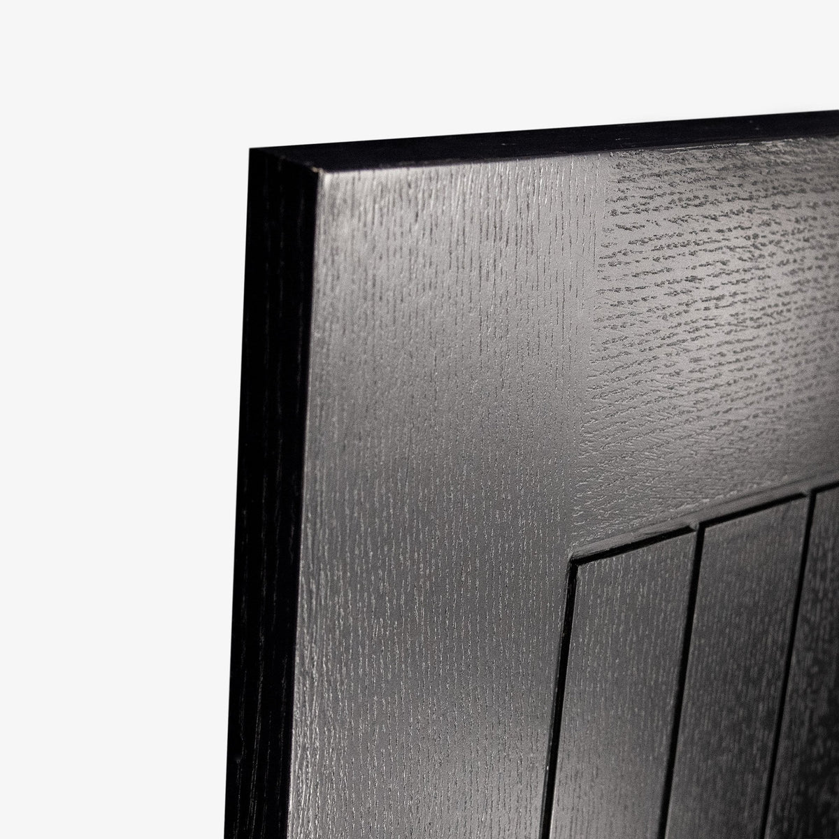Black Internal Fully Finished Oak Farley 1 Light Offset Clear Glass Made-to-Measure Door (120488)