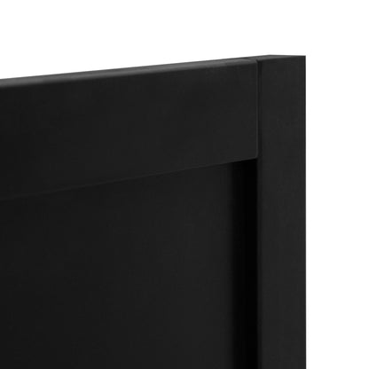 Black Internal Fully Finished Industrial Studio 4 Panel Made-to-Measure Door (120541)