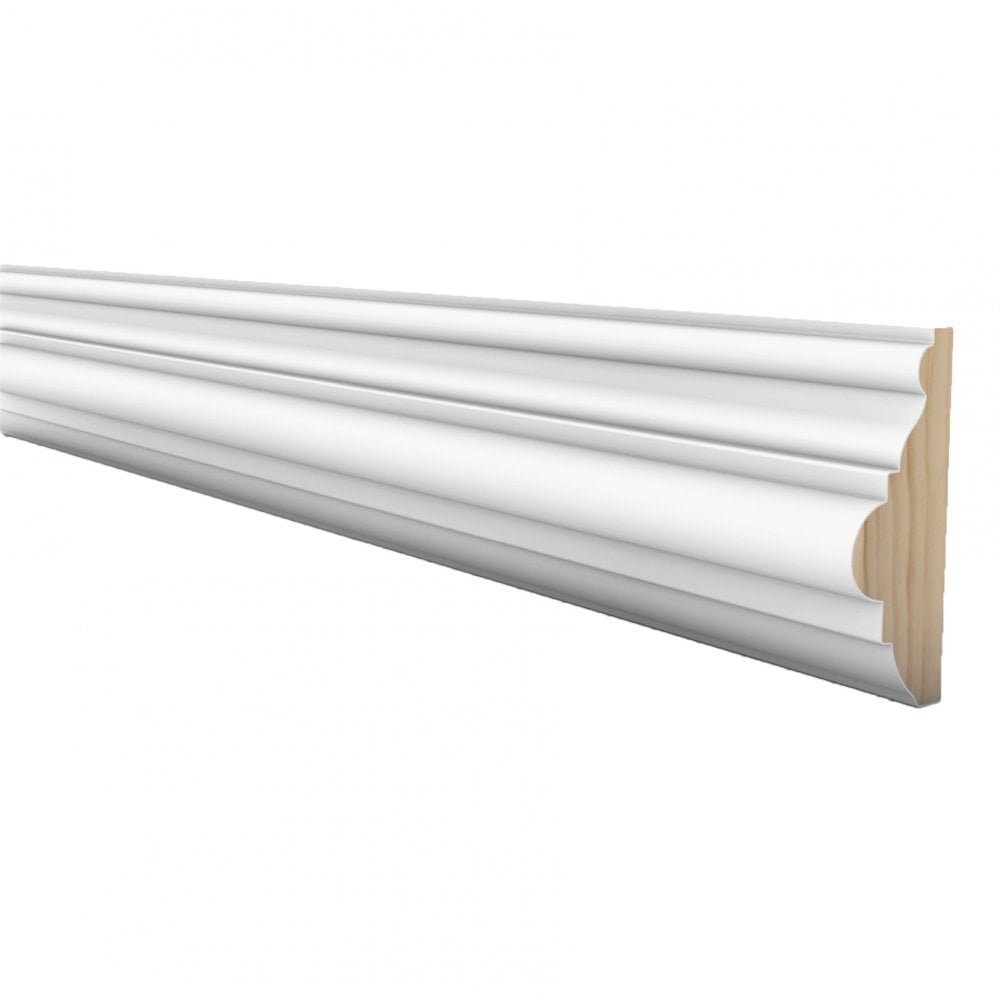 White - 2.4m Painted Dado Rail (120100)