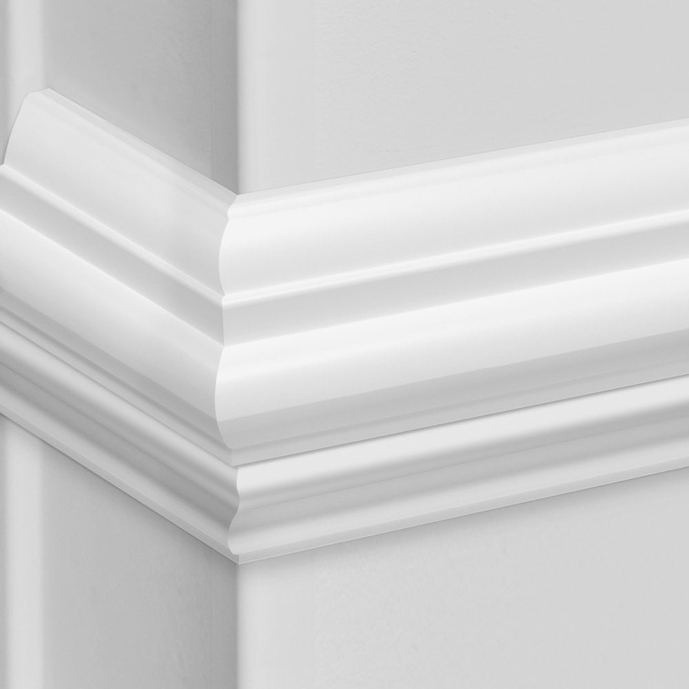 White - 2.4m Painted Dado Rail (120100)
