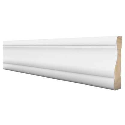 2.4m White Painted Decorative Moulding 14mm x 54mm