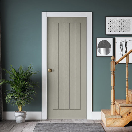 Silk Grey Internal Fully Finished Cottage Door