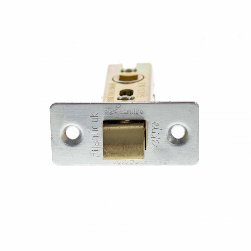 63mm (2.5'') CE13 Fire Rated Bolt Through Tubular Latch - Satin Chrome