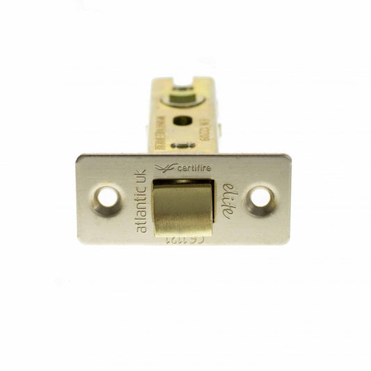 63mm (2.5'') CE13 Fire Rated Bolt Through Tubular Latch - Satin Nickel