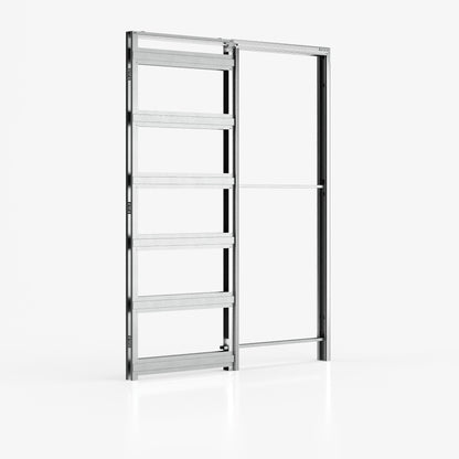 100mm Ermetika Absolute EvoKit Single Frameless Pocket Door System