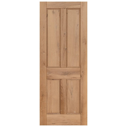 Rustic Oak Internal Fully Finished Victorian 4 Panel Door (118970)