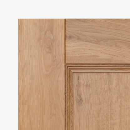 Rustic Oak Internal Fully Finished Victorian 4 Panel Door (118970)