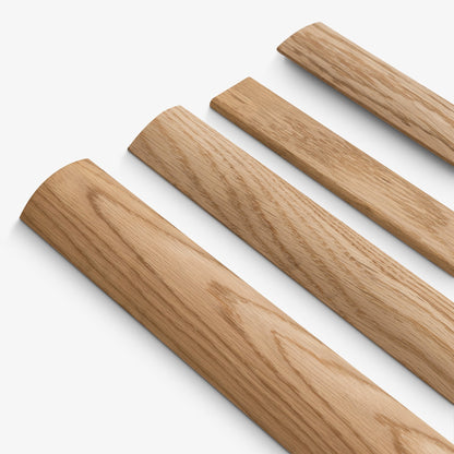 Solid Oak - 900mm Satin Lacquered End Profile Door Bar (118980)