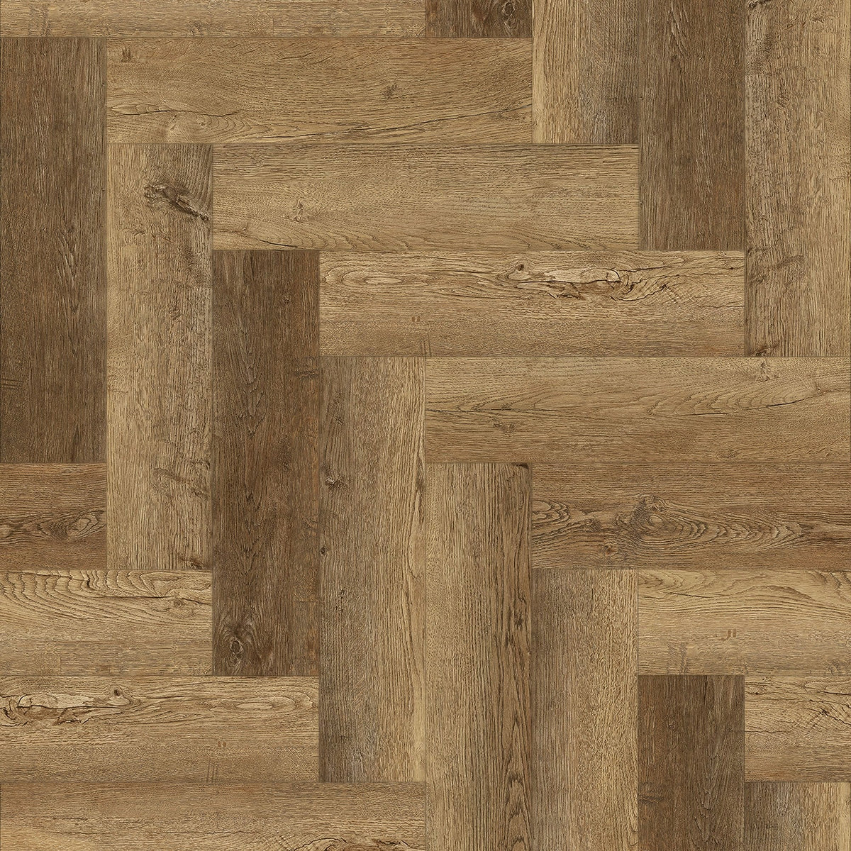 Farmhouse Oak - Lifestyle SPC Herringbone 5.5mm Rigid Core Vinyl Flooring (119017)
