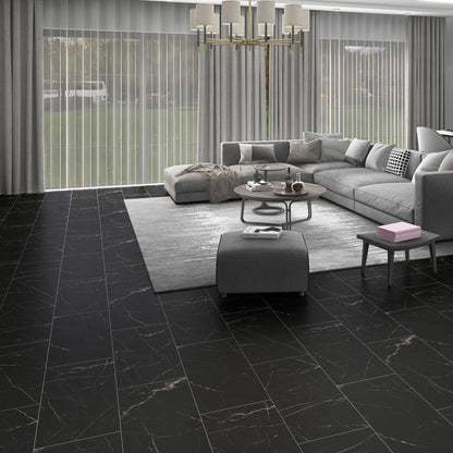 Black Marble - Lifestyle Plus 5mm Rigid Core Vinyl Flooring (119173)