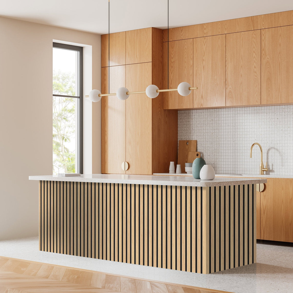 Oak - Elevation Acoustic Wall Panelling
