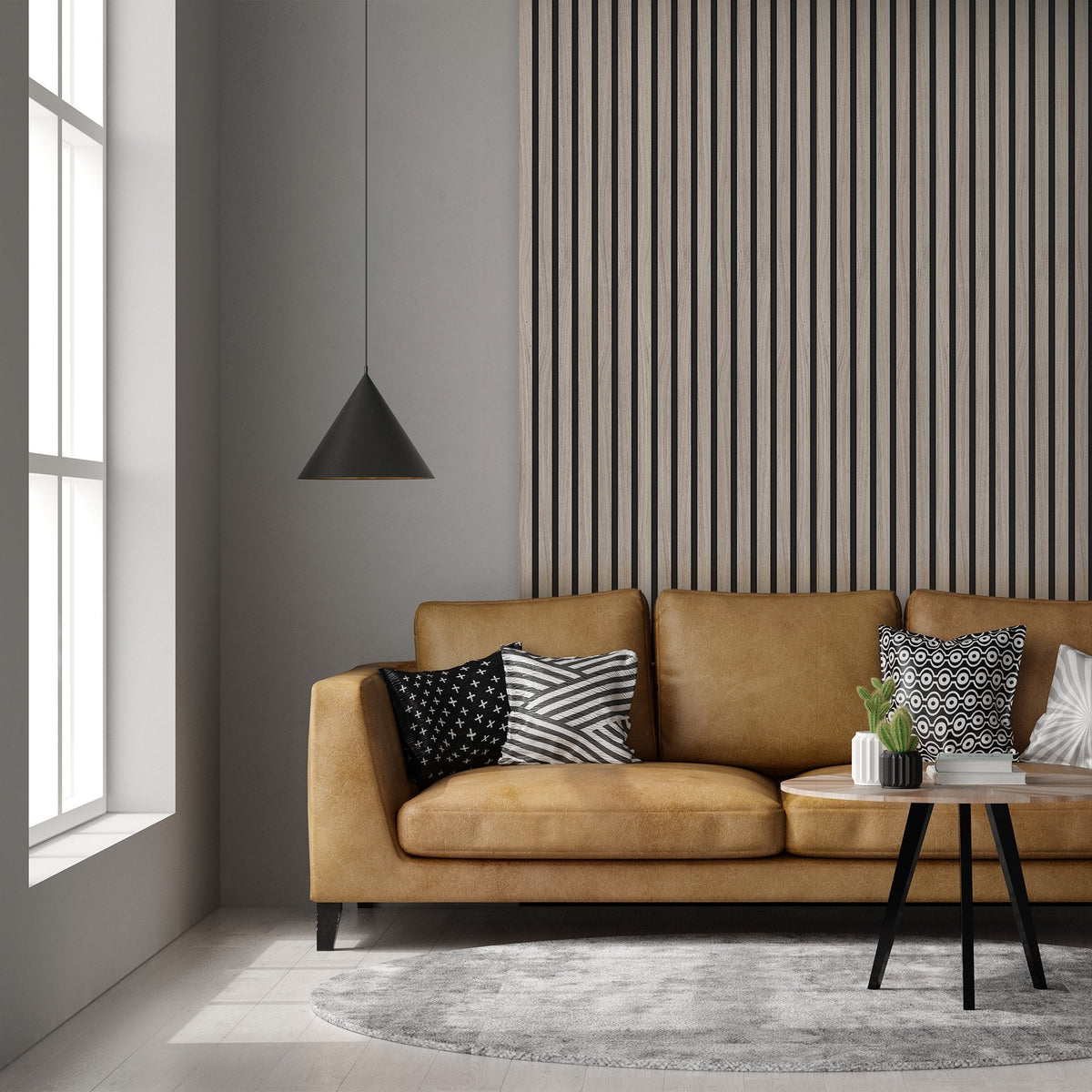 Light Grey - Elevation Acoustic 20mm Fully Finished Wall Panelling