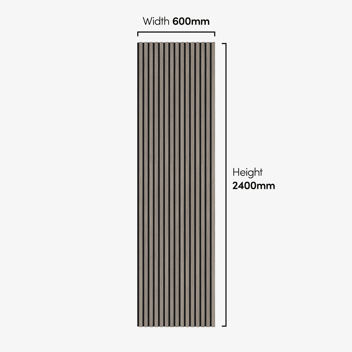 Light Grey - Elevation Acoustic 20mm Fully Finished Wall Panelling