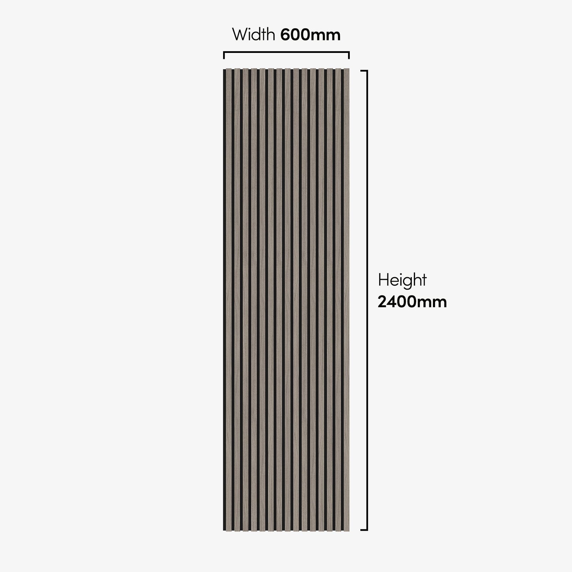 Light Grey - Elevation Acoustic 20mm Fully Finished Wall Panelling