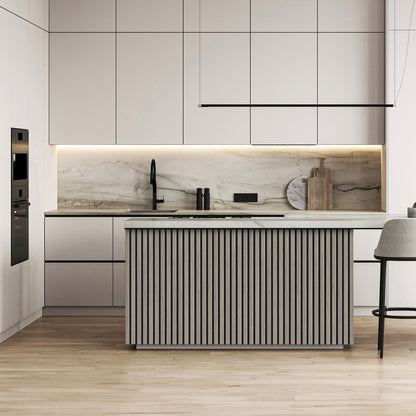 Light Grey - Elevation Acoustic 20mm Fully Finished Wall Panelling
