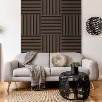 Walnut - Elevation Acoustic Wall Panelling