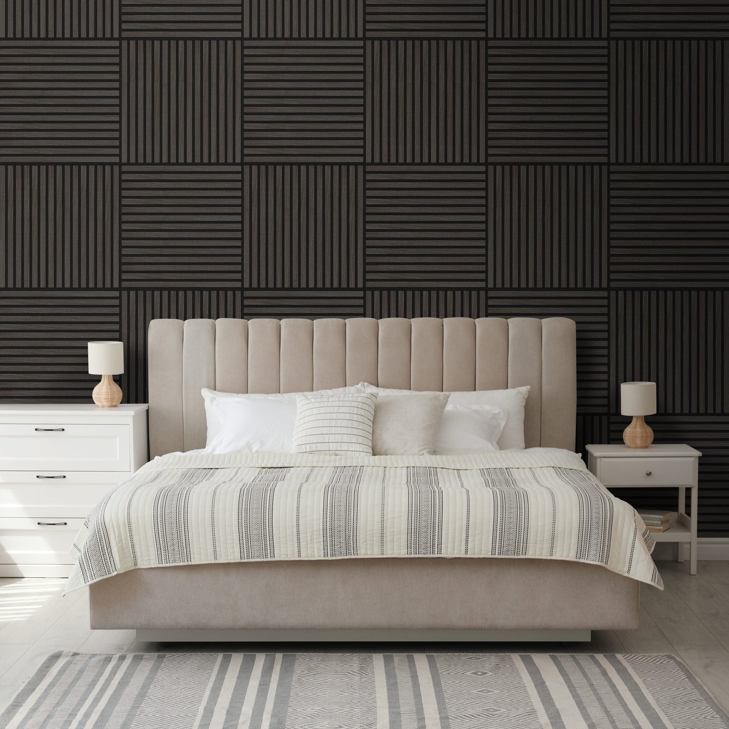 Dark Grey - Elevation Acoustic 20mm Fully Finished Wall Panelling