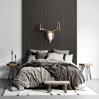 Dark Grey - Elevation Acoustic 20mm Fully Finished Wall Panelling