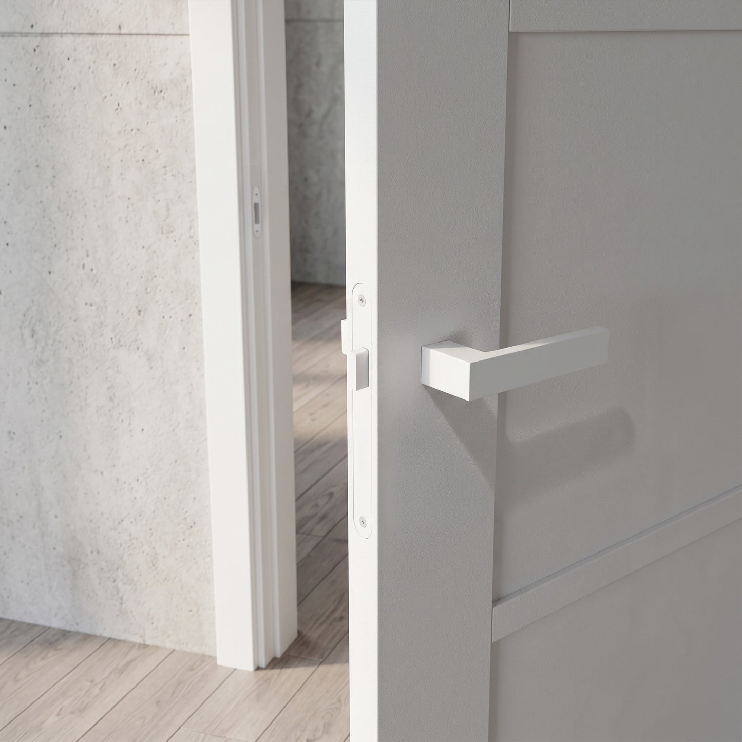 Internal Primed Studio Industrial 3 Panel Door