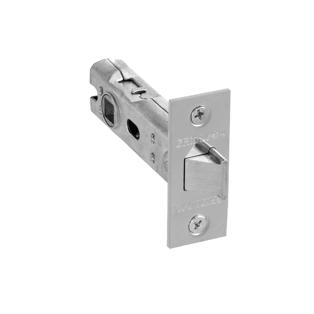 75mm (3) Tubular Mortice Latch - Polished Stainless Steel