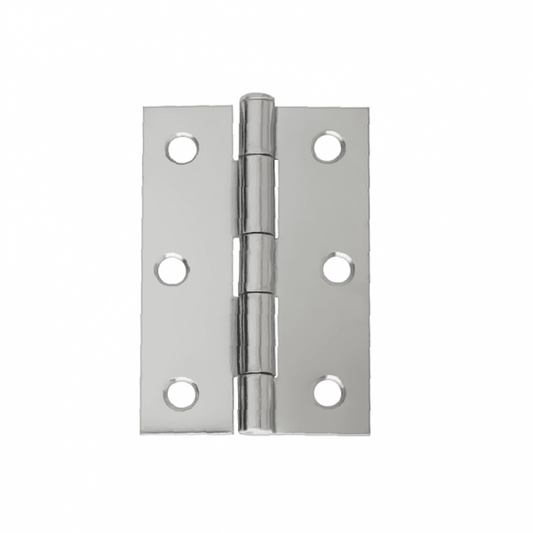 75mm (3) Loose Pin Butt Hinge Pair - Polished Chrome (50728)