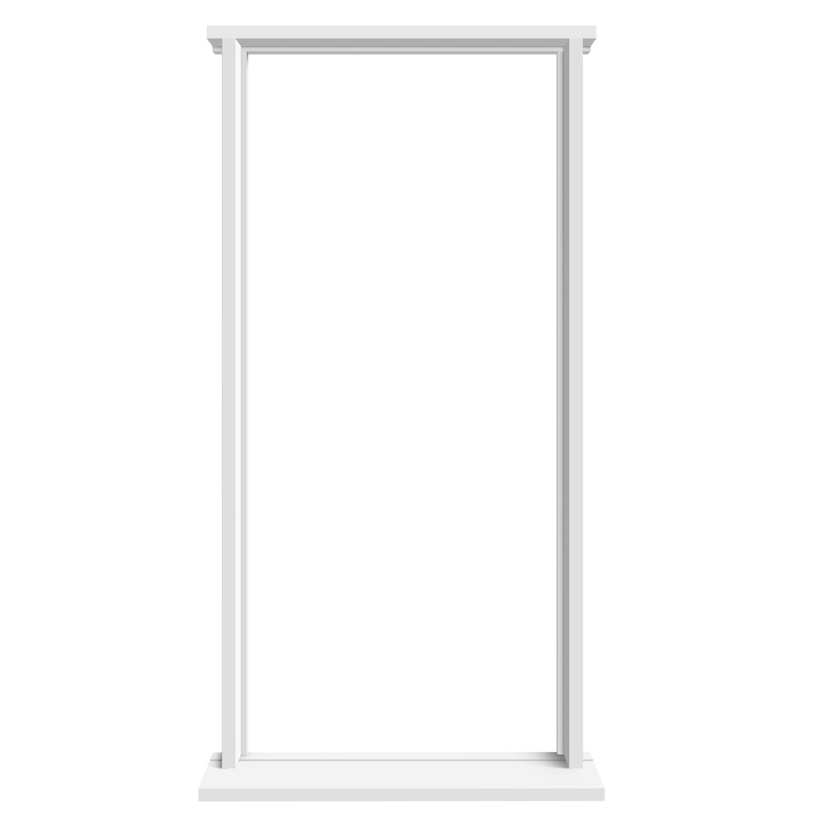 White External Primed Hardwood Timber Door Frame and Cill