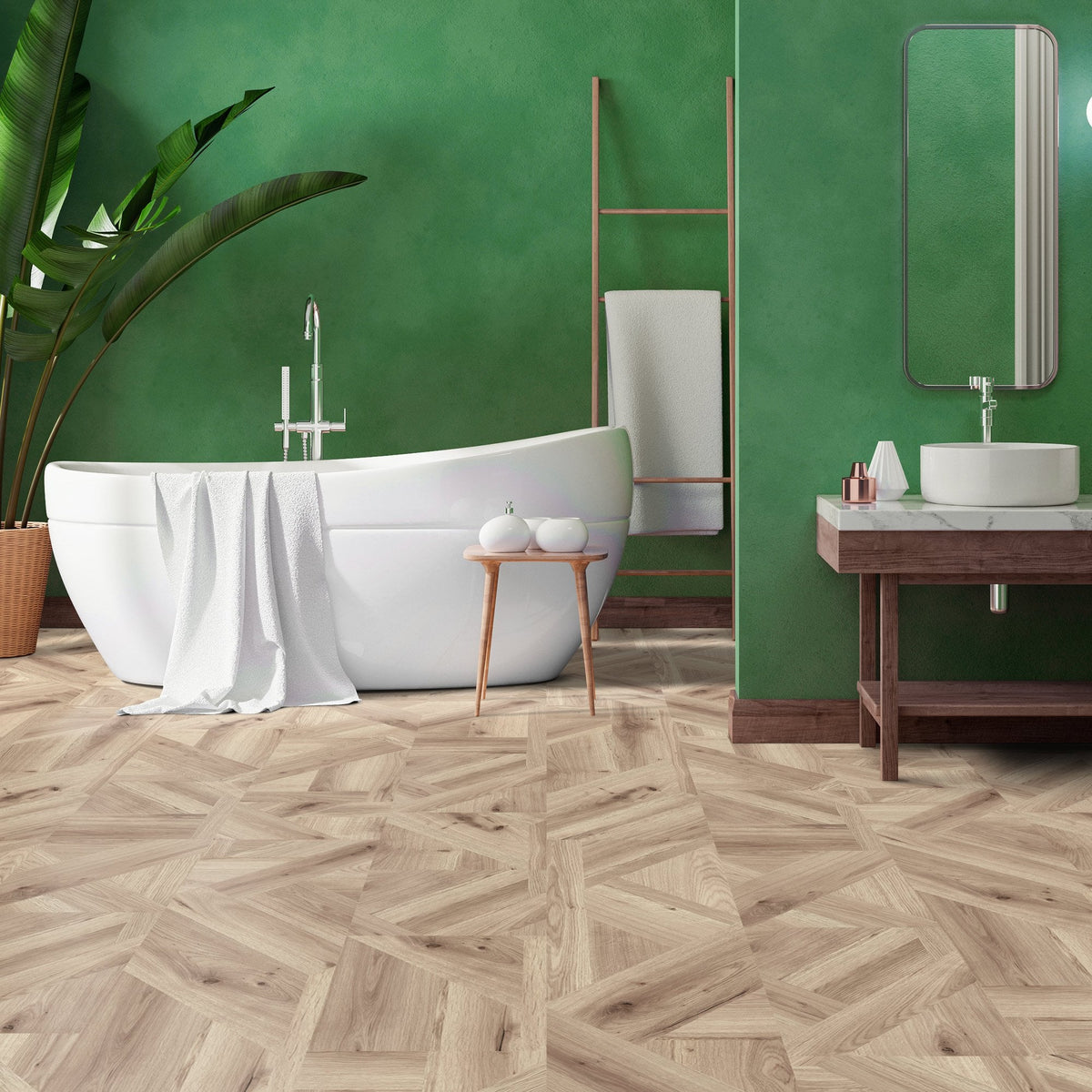Nina - Aqua Pro Oak Milano Water-Resistant 8mm Laminate Flooring (121460)