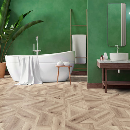 Nina - Aqua Pro Oak Milano Water-Resistant 8mm Laminate Flooring (121460)