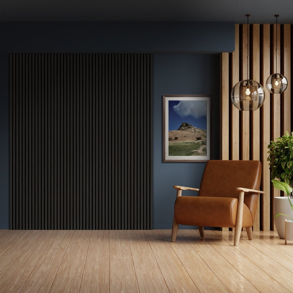 Graphite Black - Elevation Acoustic Wall Panelling