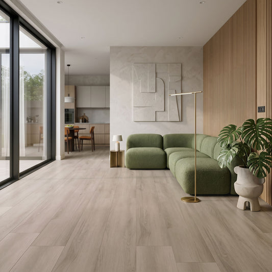 Pristine Ivory Oak - Comfort Luxe Ultra 12mm Laminate Flooring