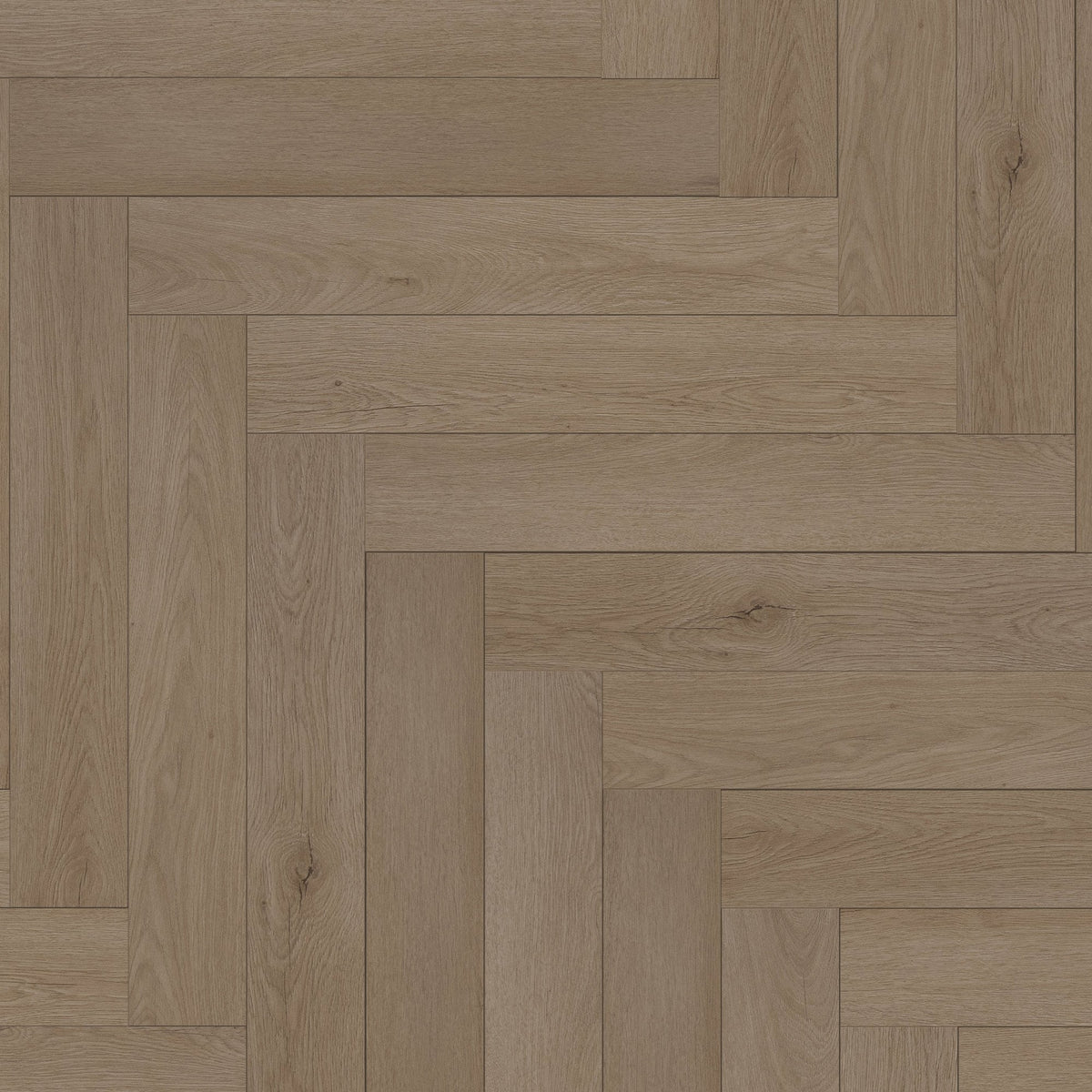 Silver Serenity Oak - Comfort Luxe 12mm Laminate Herringbone Flooring (122146)