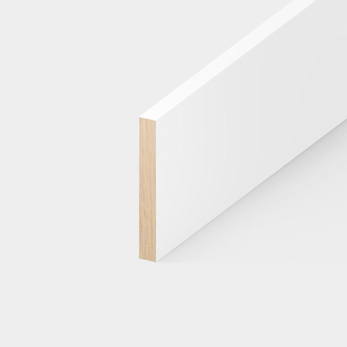 White - 2.4m Painted Base Board (122302)