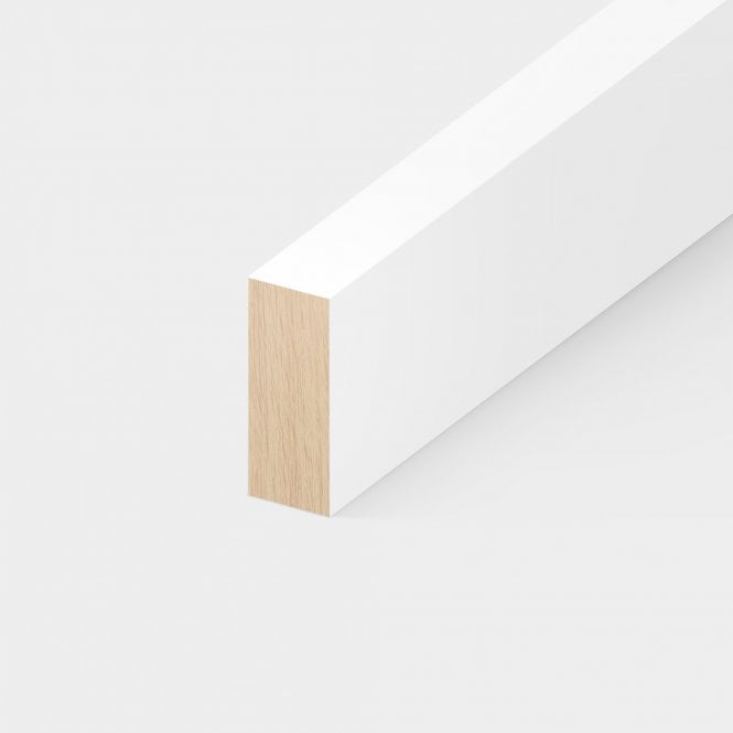 2.4m White Painted Skirting Board (LEADT)