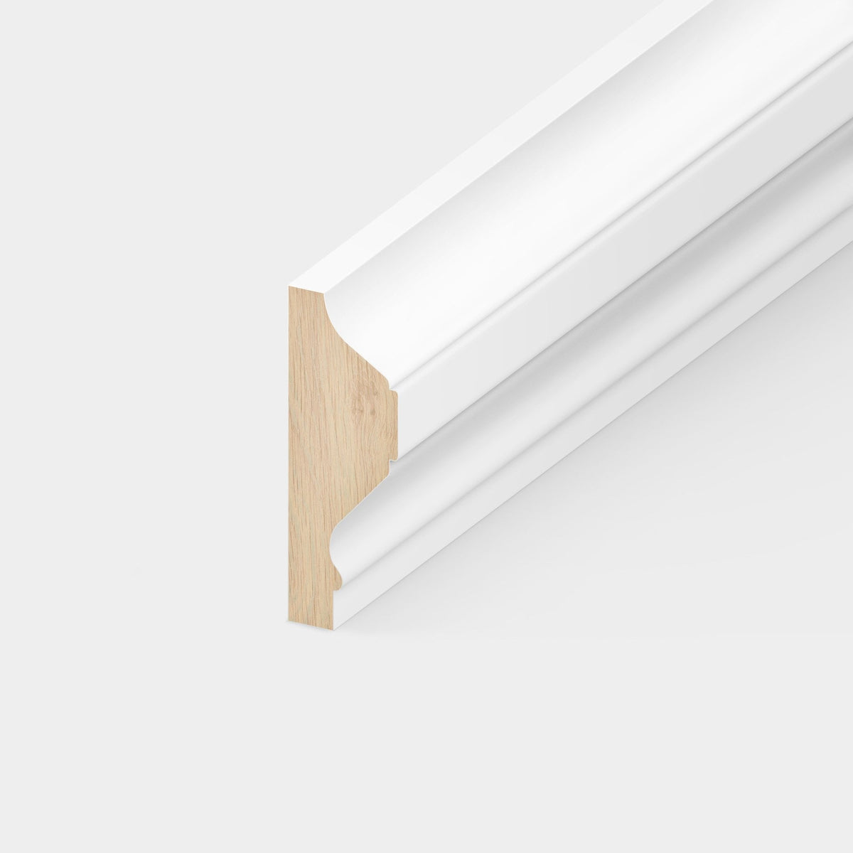 White - 2.4m Painted Decorative Cover Moulding (122312)