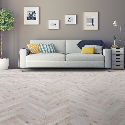 Bordeaux Oak - Herringbone 8mm Laminate Flooring (122367)