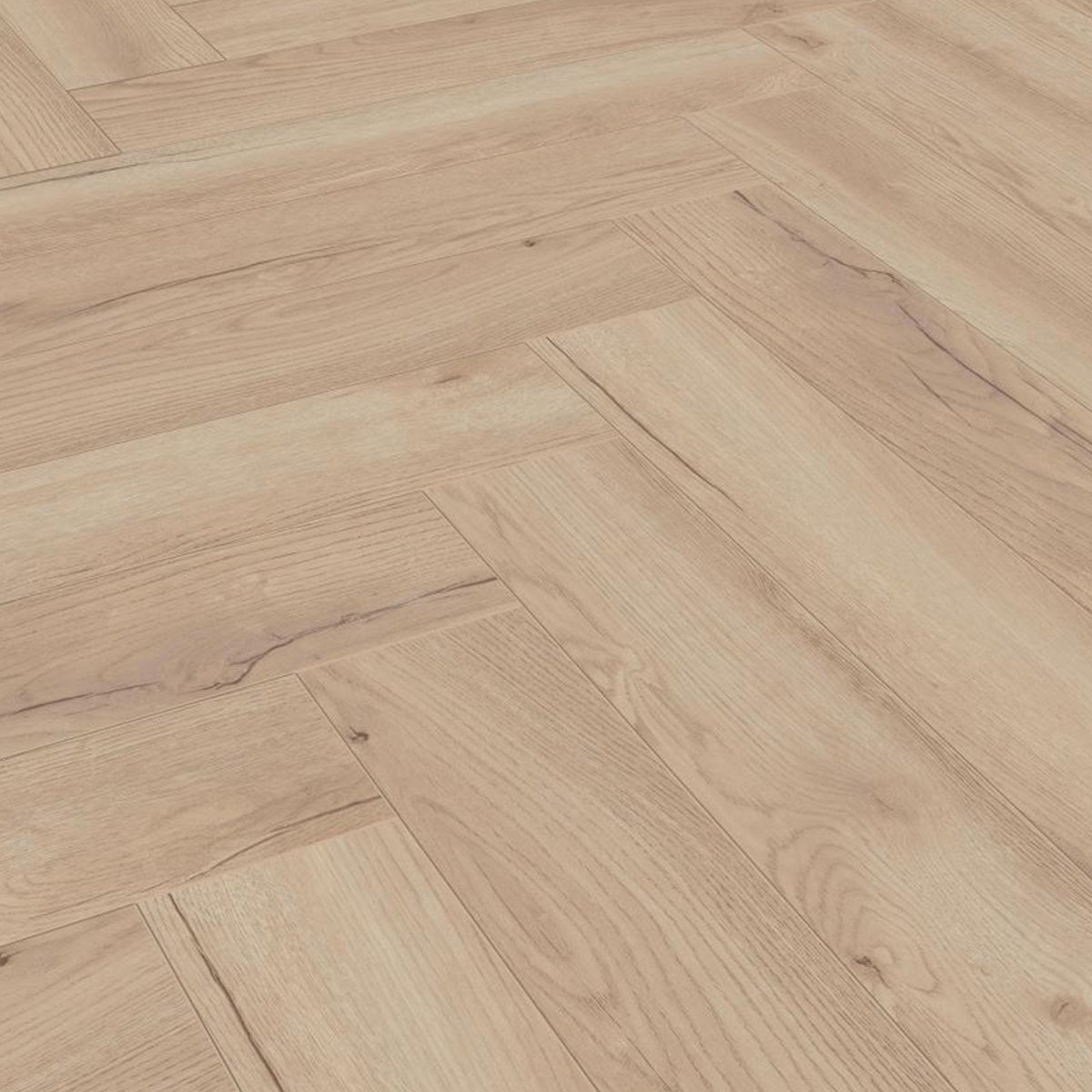 Tolouse Oak - Herringbone 8mm Laminate Flooring (122369)