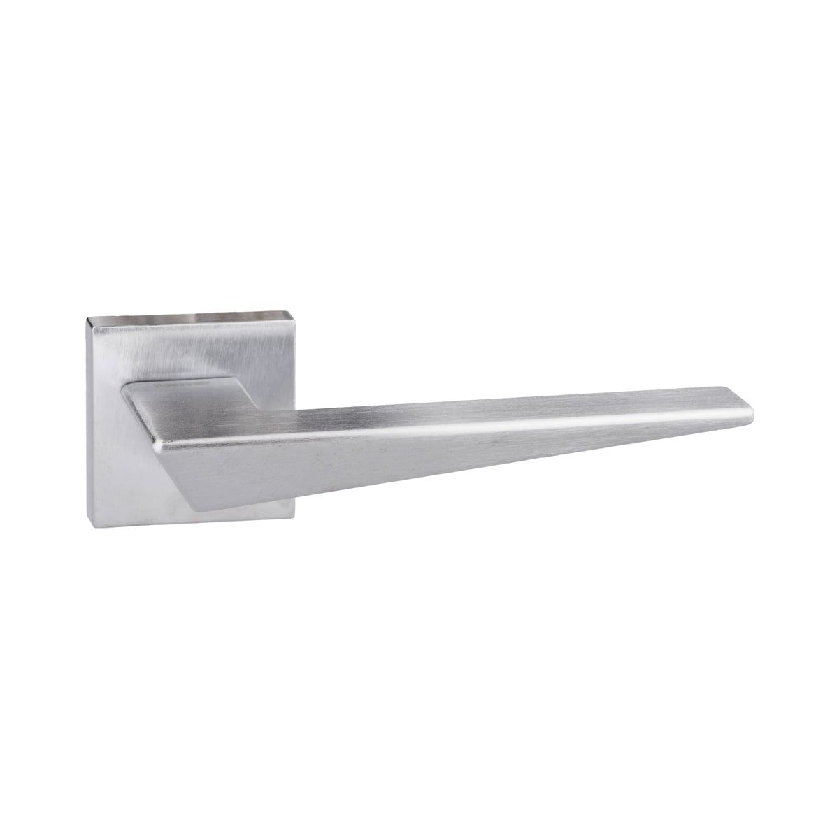 Forme Naxos Designer Square Lever Door Handle - Satin Chrome