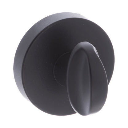 Forme Designer Round WC Turn and Release - Matt Black