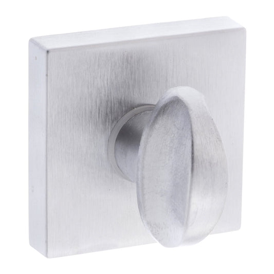 Forme WC Turn and Release On Minimal Square Rose - Satin Chrome