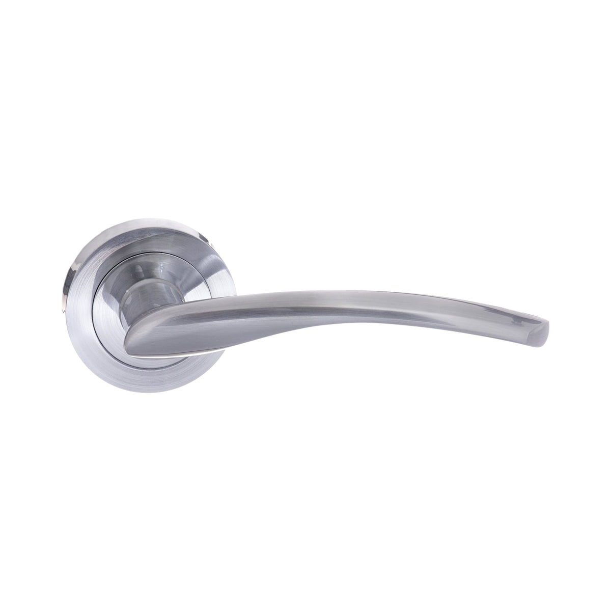 Status Arizona Round Lever Door Handle - Satin Chrome
