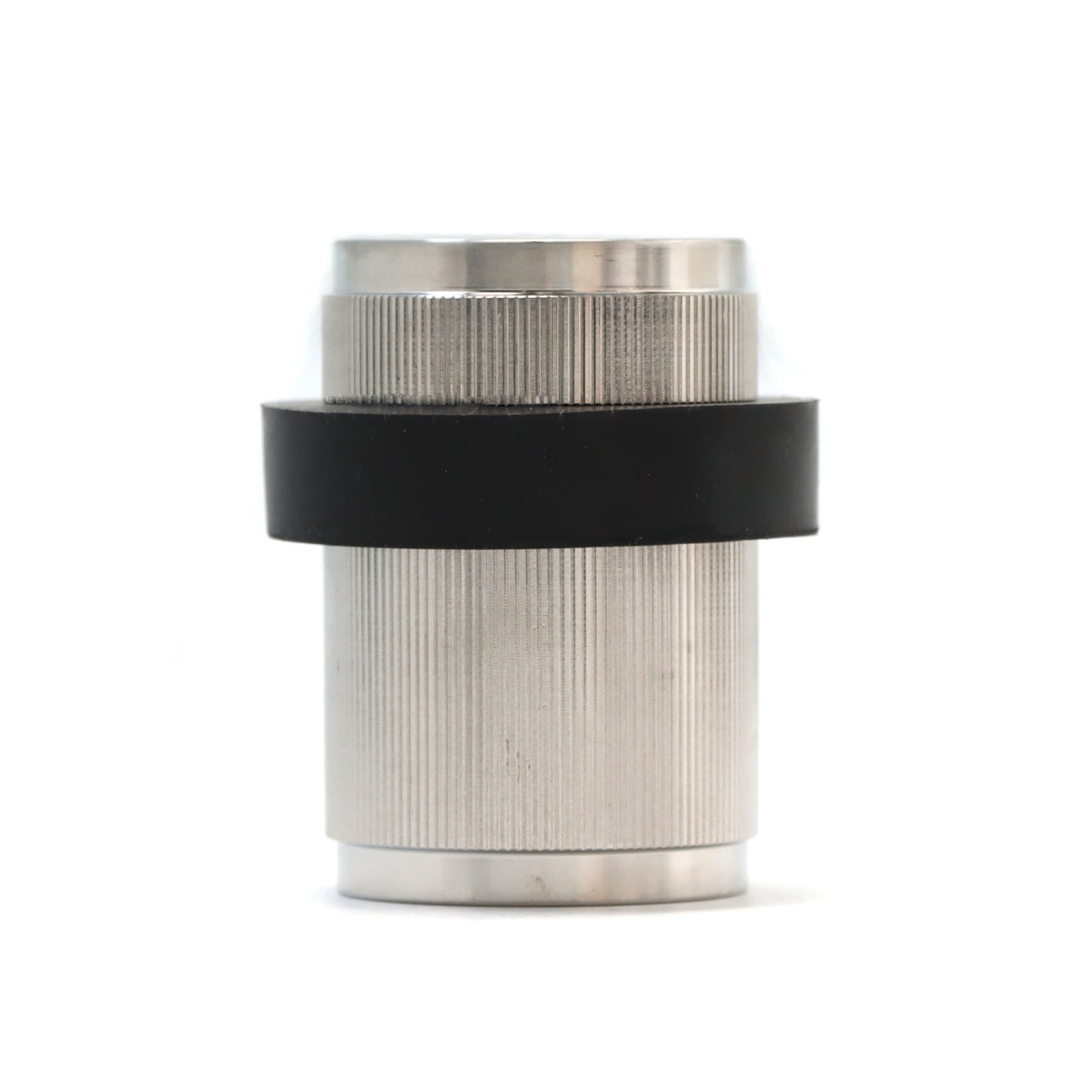 Fluted Round Door Stopper - Satin Stainless Steel