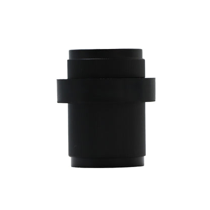 Fluted Round Door Stopper - Matt Black