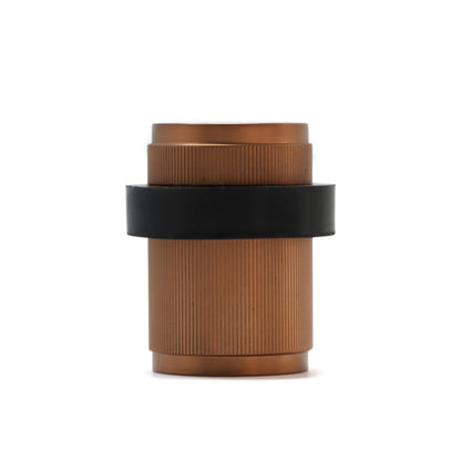 Fluted Round Door Stopper - Rose Gold