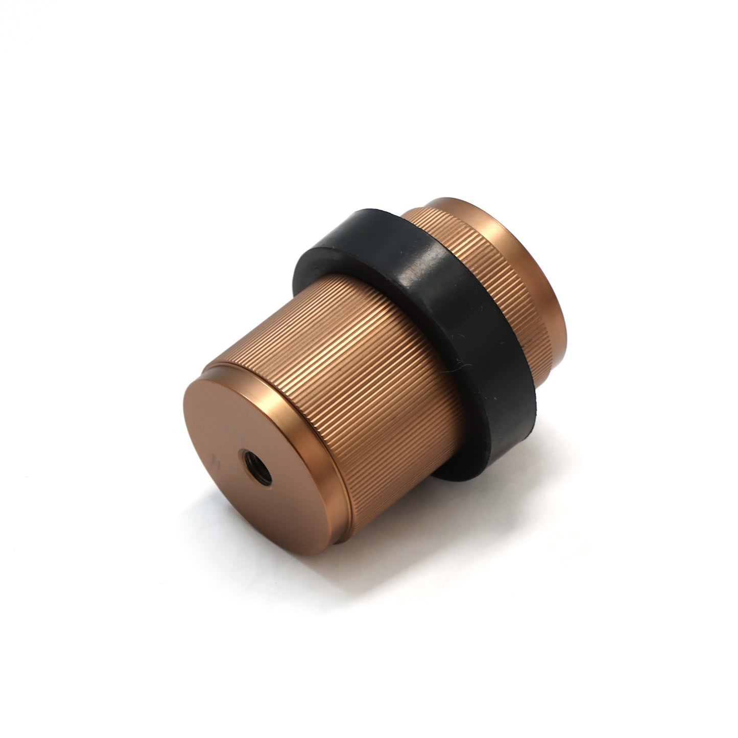 Fluted Round Door Stopper - Rose Gold