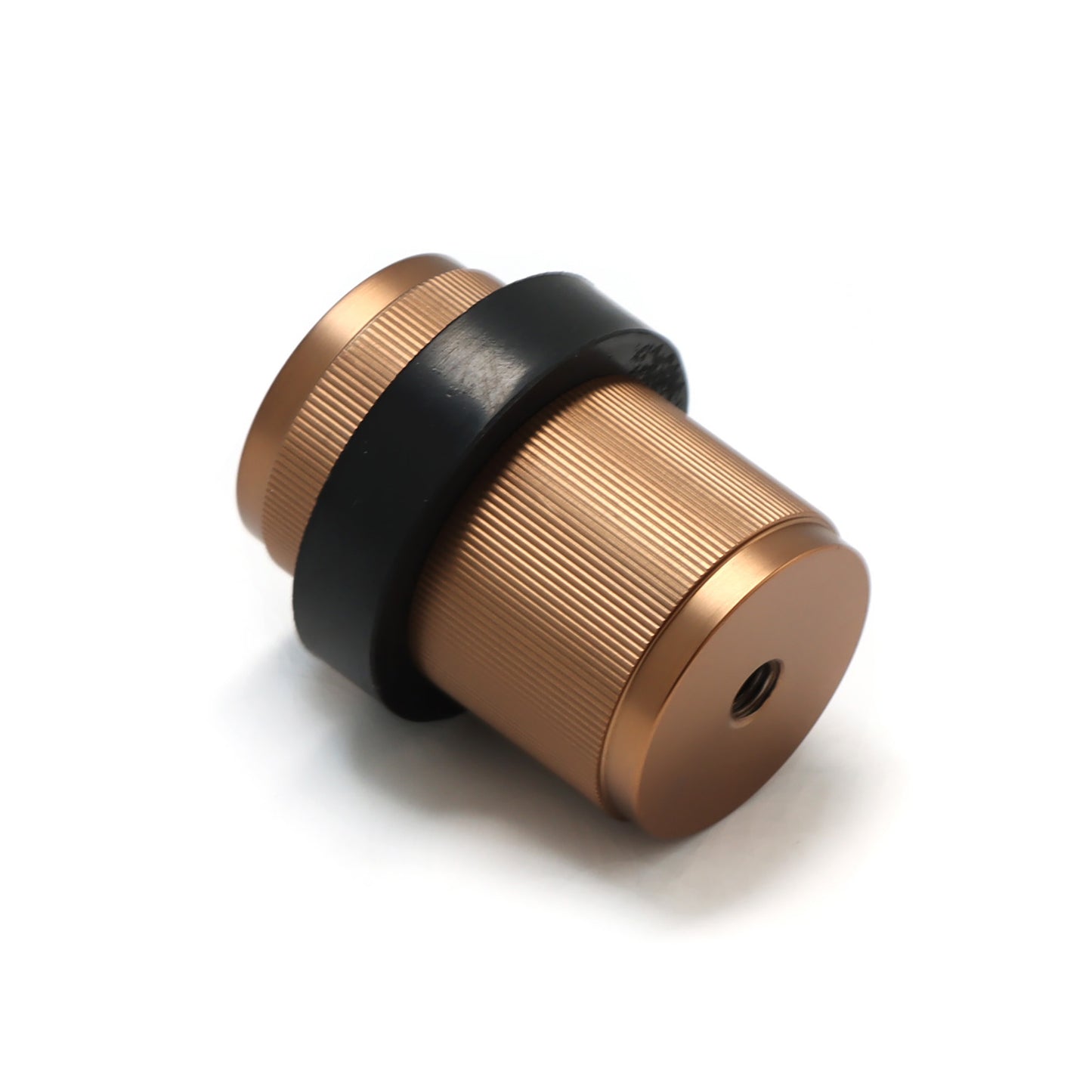 Fluted Round Door Stopper - Rose Gold